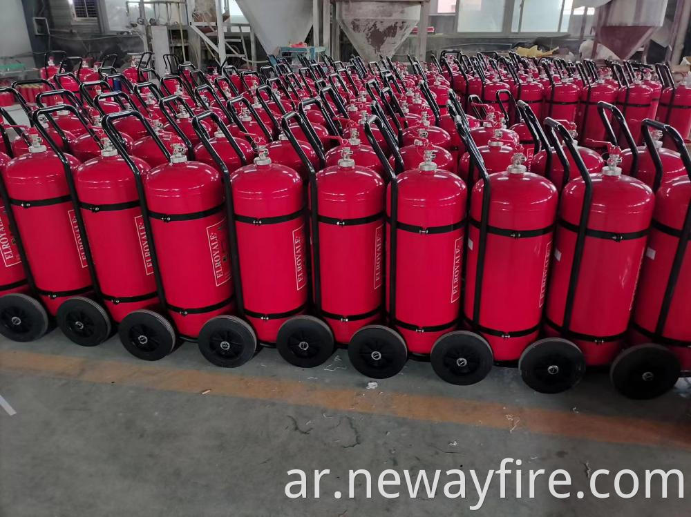 25Kg Powder Trolley Fire Extinguisher Welding Type
